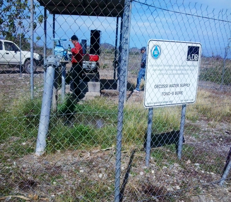 Existing Borehole intake in Samoro